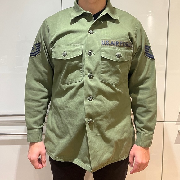 VINTAGE US Air Force Field Rambo Jacket USAF 70s Vietnam Size M - Picture 8 of 8